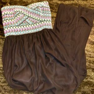 Strapless, flowy “as u wish” dress